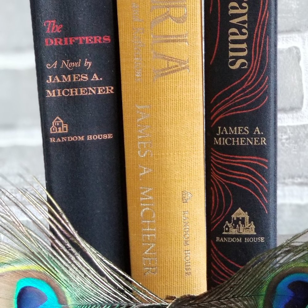 Vintage Book set by James A Michener